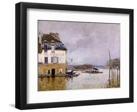 L'inondation à Port Marly-Alfred Sisley-Framed Giclee Print