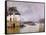 L'inondation à Port Marly-Alfred Sisley-Framed Stretched Canvas