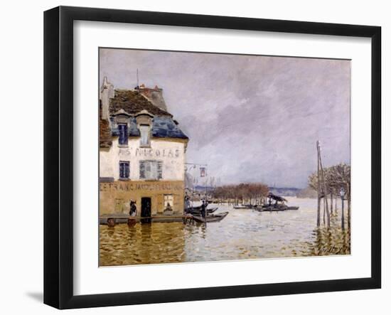 L'inondation à Port Marly-Alfred Sisley-Framed Giclee Print