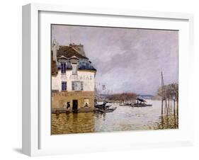 L'inondation à Port Marly-Alfred Sisley-Framed Giclee Print