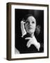 L'inspiratrice INSPIRATION by Clarence Brown with Greta Garbo, 1931 (b/w photo)-null-Framed Photo