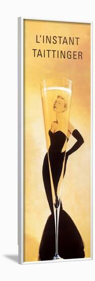 L'Instant Taittinger (Grace Kelly Champagne Ad)-null-Framed Poster