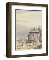 L'Institut De France, Paris, 1830-Thomas Shotter Boys-Framed Giclee Print