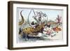 L'Insurrection De L'Institut Amphibie' or the Pursuit of Knowledge-James Gillray-Framed Giclee Print