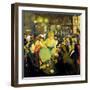 L'interieur De Chez Bruant (Aristide, 1851-1925): Le Mirliton - in the Aristide Bruant's Montmartre-Henri de Toulouse-Lautrec-Framed Giclee Print