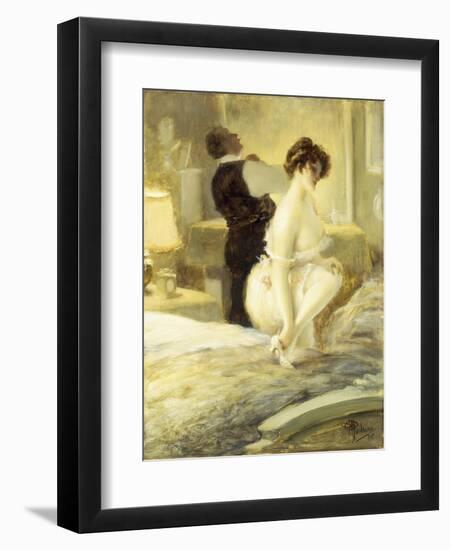 L'Intimite, 1906-Albert Guillaume-Framed Giclee Print