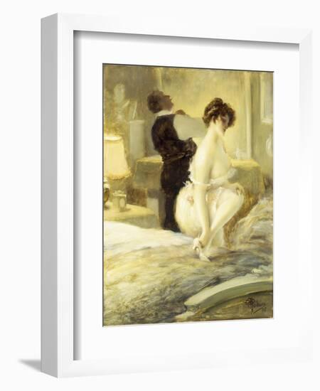 L'Intimite, 1906-Albert Guillaume-Framed Giclee Print
