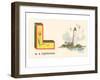 L is a Lighthouse-null-Framed Art Print