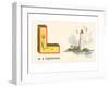 L is a Lighthouse-null-Framed Art Print