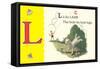 L is for Lamb-null-Framed Stretched Canvas