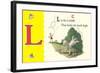 L is for Lamb-null-Framed Art Print