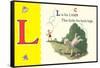 L is for Lamb-null-Framed Stretched Canvas