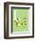 L is for Laugh (green)-Theodor (Dr. Seuss) Geisel-Framed Art Print