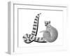 L is for Lemur-Stacy Hsu-Framed Art Print