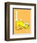 L is for Lion (orange)-Theodor (Dr. Seuss) Geisel-Framed Art Print