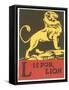 L is for Lion-null-Framed Stretched Canvas