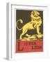 L is for Lion-null-Framed Art Print