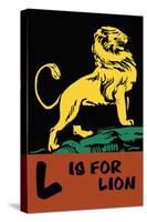 L is for Lion-Charles Buckles Falls-Stretched Canvas