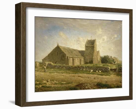 L'?ise de Gr?lle-Jean-François Millet-Framed Giclee Print