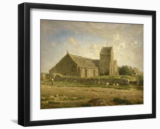 L'?ise de Gr?lle-Jean-François Millet-Framed Giclee Print