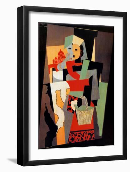 L'Italienne, c.1917-Pablo Picasso-Framed Art Print