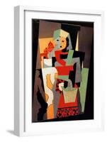 L'Italienne, c.1917-Pablo Picasso-Framed Art Print