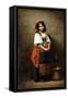 L'Italienne-Charles Sprague Pearce-Framed Stretched Canvas