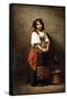 L'Italienne-Charles Sprague Pearce-Framed Stretched Canvas