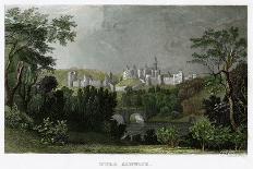 Alnwick Castle, Northumberland, 18th-19th Century-L Kunstvortag-Framed Stretched Canvas