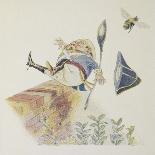 Humpty Dumpty'. Colour Illustration For a Children's Book-L. Leslie Brooke-Stretched Canvas