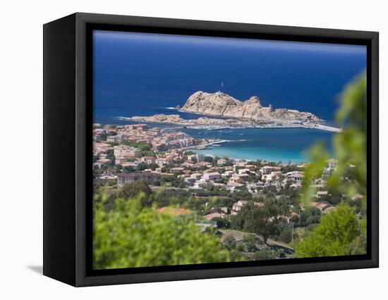 L'Lle Rousse, Corsica, France, Mediterranean, Europe-Miller John-Framed Stretched Canvas