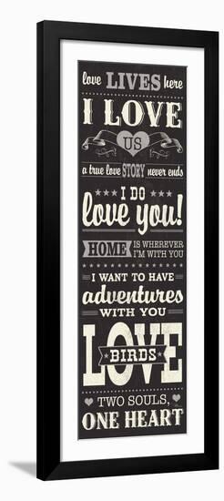 L-O-V-E III-Pela Design-Framed Premium Giclee Print