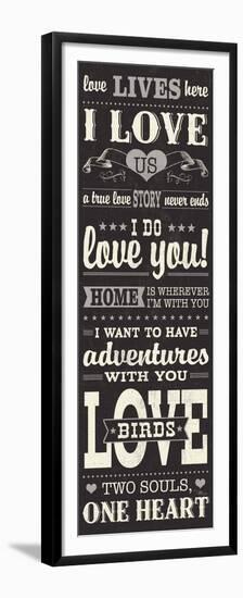 L-O-V-E III-Pela Design-Framed Premium Giclee Print