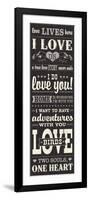 L-O-V-E III-Pela Design-Framed Art Print