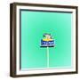 L'Oasis Car Wash Sign in America-Salvatore Elia-Framed Photographic Print