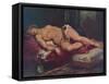 'L'Odalisque', 1825, (1937)-Eugene Delacroix-Framed Stretched Canvas