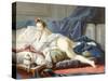 L'Odalisque Brune-Francois Boucher-Stretched Canvas