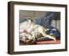 L'Odalisque Brune-Francois Boucher-Framed Giclee Print