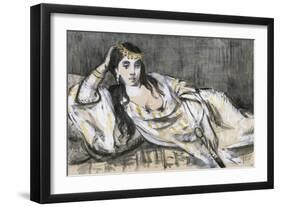 L'Odalisque-Edouard Manet-Framed Giclee Print