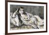 L'Odalisque-Edouard Manet-Framed Giclee Print