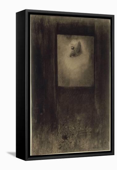 L'Oeil au pavot-Odilon Redon-Framed Stretched Canvas