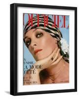 L'Officiel, 1974 - J.L. Scherrer-Guégan-Framed Art Print