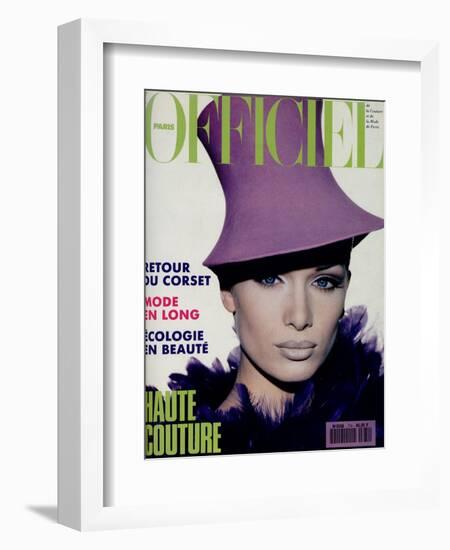 L'Officiel, 1992-null-Framed Art Print