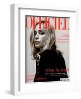 L'Officiel, 2003 - Emmanuelle Béart Porte une Veste en Coton et Soie Noire Dolce & Gabbana-Anuschka Bloomers & Niels Schumm-Framed Art Print