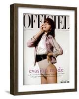 L'Officiel, 2003 - Kemp De L'Agence Élite-Michel Mallard-Framed Art Print