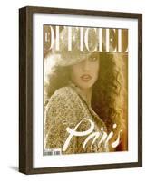 L'Officiel, 2004 - Carmen Maria-David Bailey-Framed Art Print