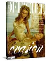 L'Officiel, 2004 - Rosi et Britt en Roberto Cavalli-Mark Squires-Stretched Canvas