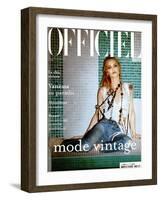 L'Officiel, 2004 - Vanessa Paradis-John Nollet-Framed Art Print