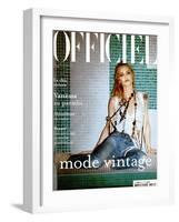 L'Officiel, 2004 - Vanessa Paradis-John Nollet-Framed Art Print