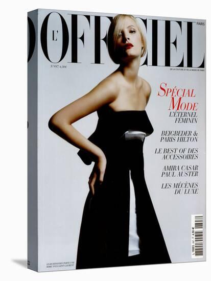 L'Officiel, 2005 - Sophie Marceau-Robert Wyatt & Marion Barras-Stretched Canvas